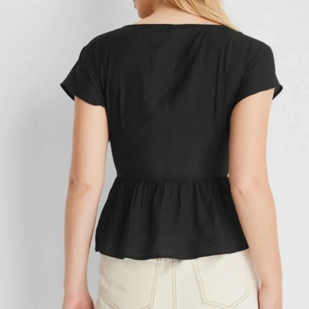 Future Collective Black Corset Top Size M
